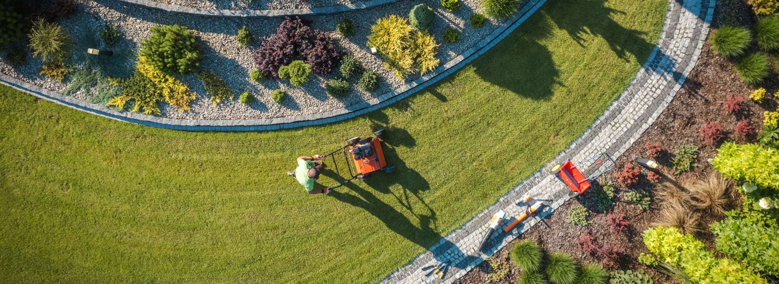 Detailed view of lawn aeration techniques by Urban Landscape & Construction.